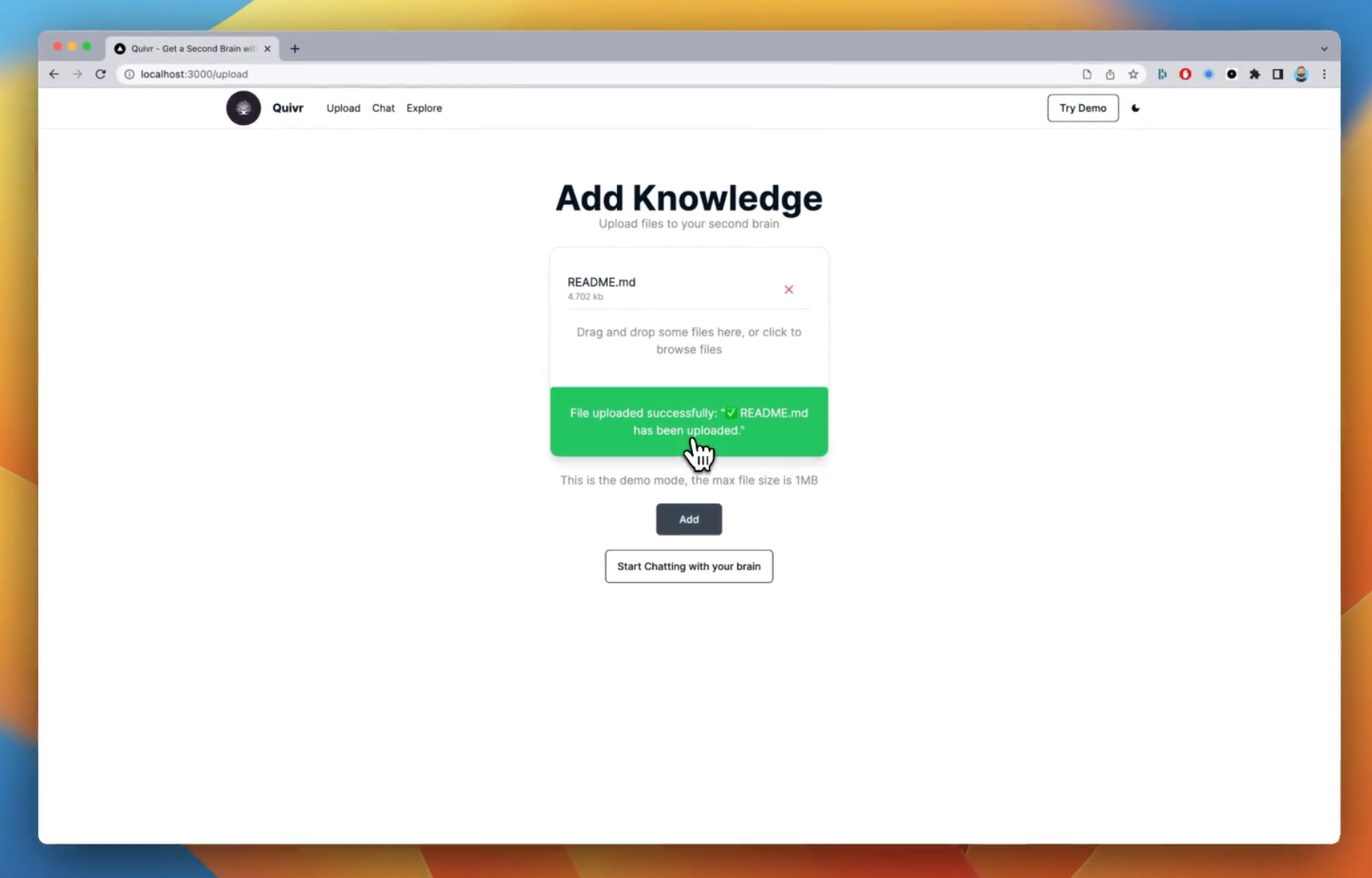 Quivr：开源免费的文件投喂与问答工具