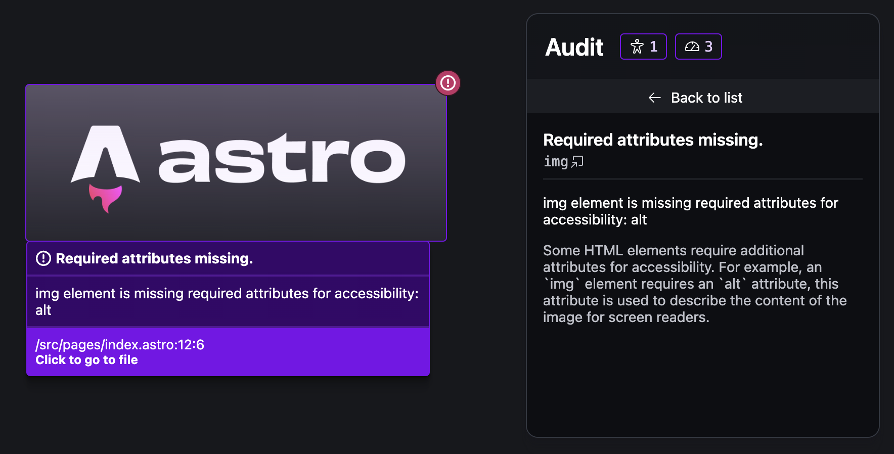 Astro 4.5 发布，全新 Dev Audit UI 提升开发体验