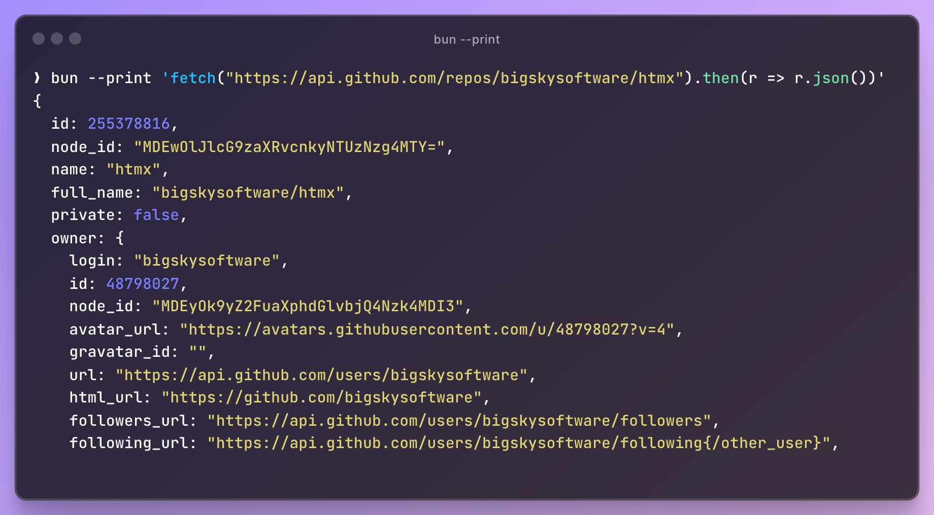 Bun v1.0.31 发布，支持 Unix 套接字发送 HTTP 请求