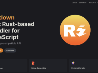 基于 Rust 的 JS 打包工具：Rolldown 正式开源