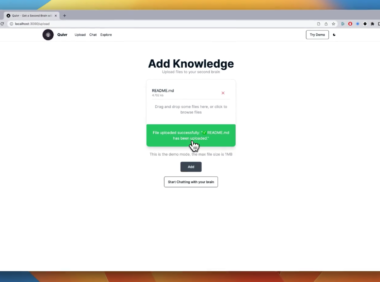 Quivr：开源免费的文件投喂与问答工具