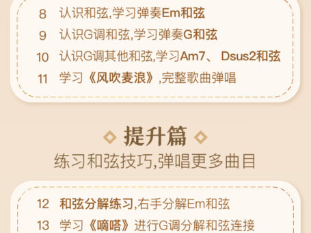 简单易学吉他弹唱入门精通课