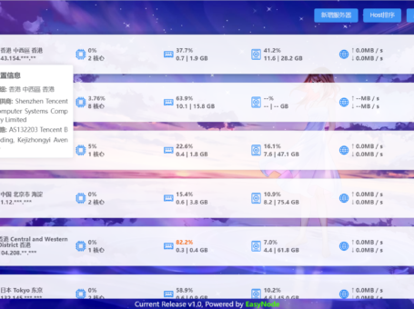 支持作为跳板机的Linux服务器管理面板基础探针