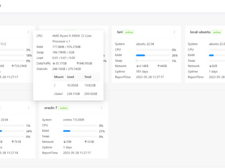 SimpleServerStatus 又一款探针 极简探针