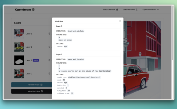 Opendream：可扩展、免安装的 Stable Diffusion 用户界面